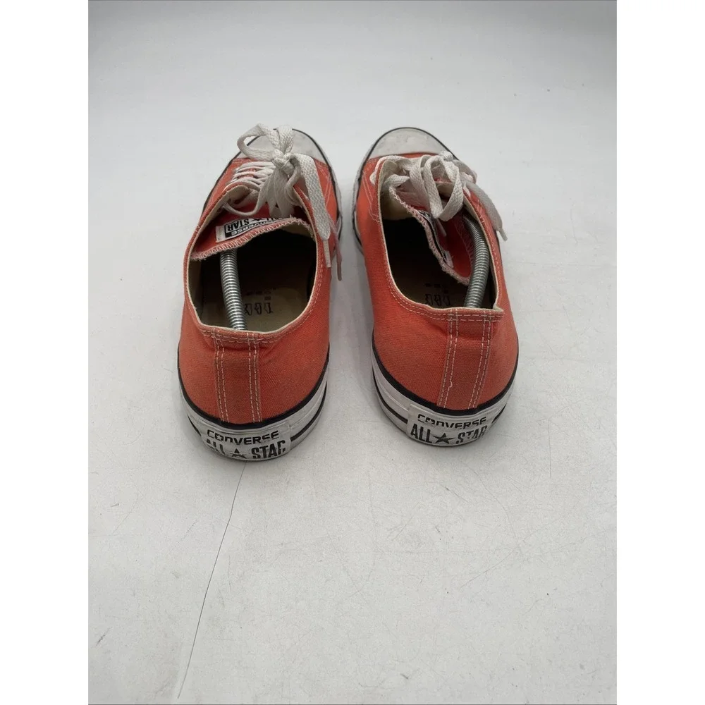 Converse All Star Low Top Neon Orange Shoes Sneakers Mens Size 12 151183F - Picture 4 of 9